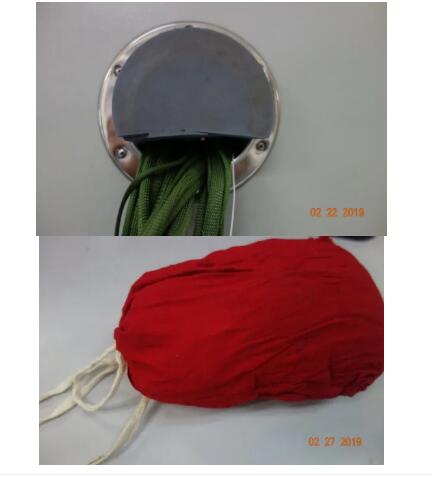 圖2(左)測試電纜密封不嚴示意圖；圖3(右) 軟體堵頭示意